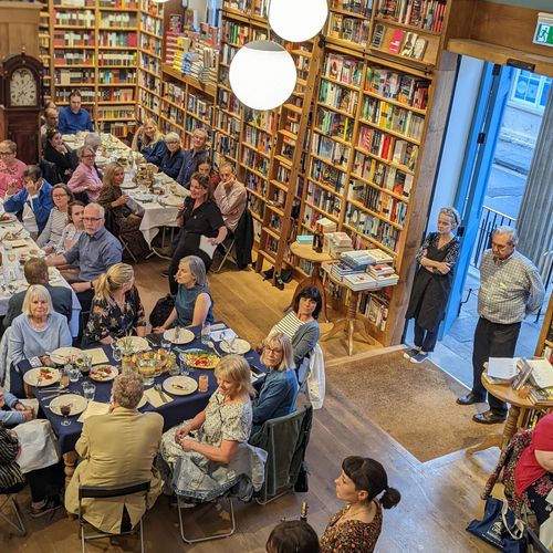 A bookshop supper