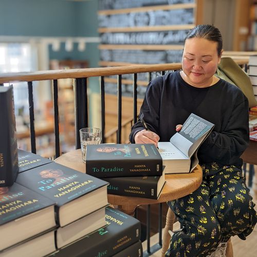 Hanya Yanagihara signs 'To Paradise'